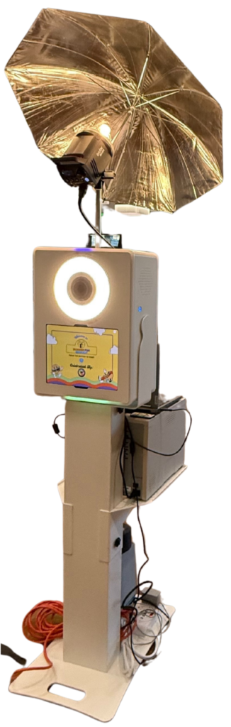 beÜtiful Pixels TurnKey Pro DSLR photo booth with pro lighting and printer for Orange County events