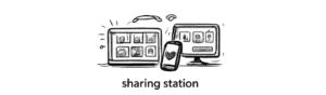 beÜtiful Pixels Share Station included for instant sharing, guest media access, and smoother event line flow