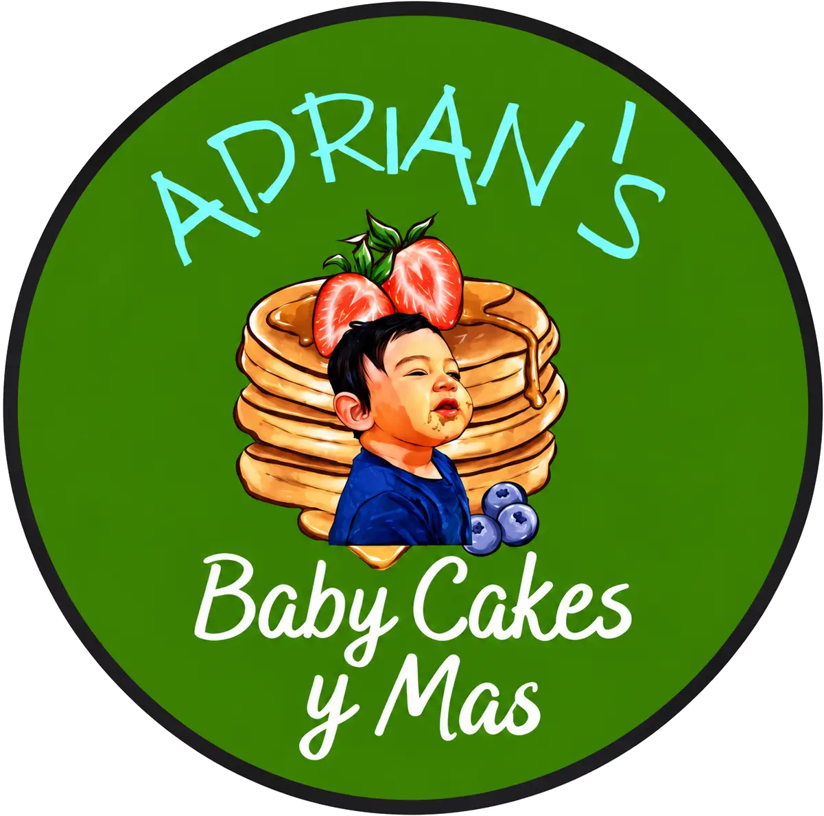 Adrian’s Baby Cakes y Mas logo