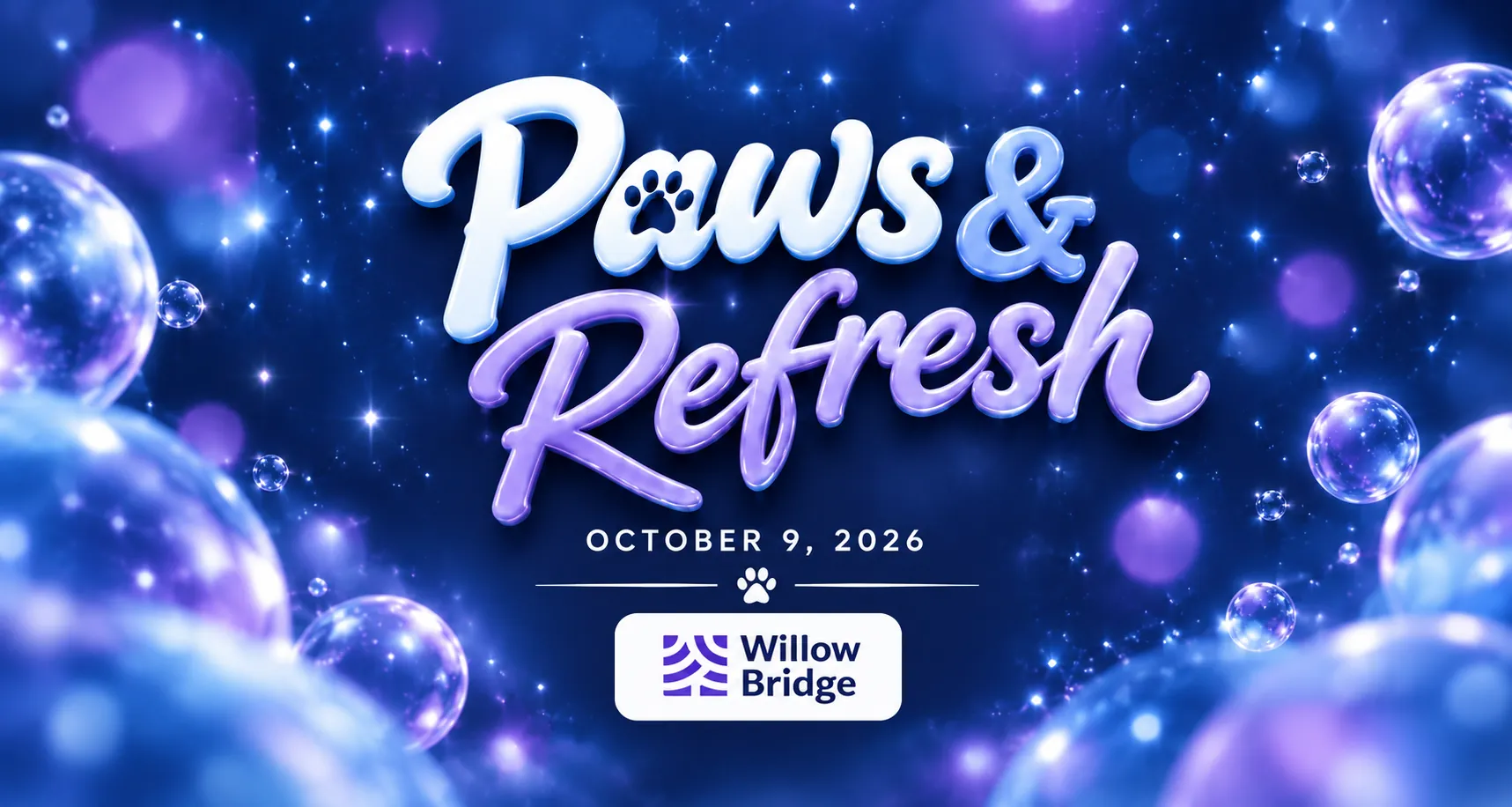 Paws & Refresh photo booth event for Willow Bridge in Irvine, California